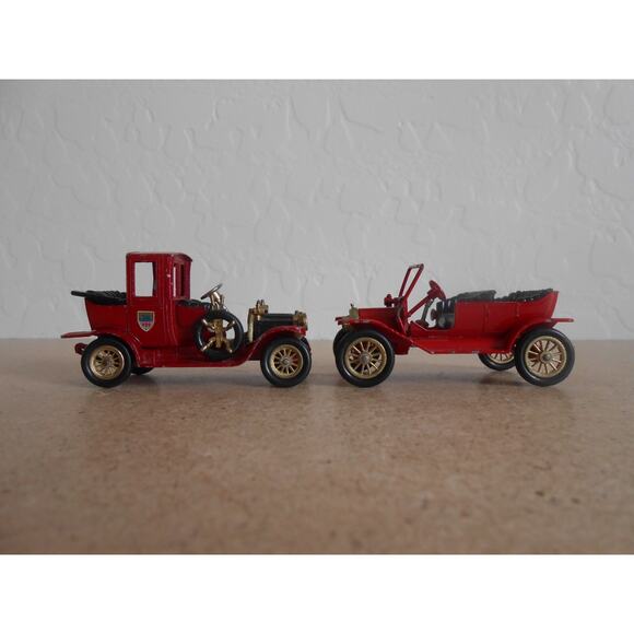 Models of Yesteryear By Lesney 1911 Ford Model T & 1912 Packard Landaulet - Picture 4 of 16